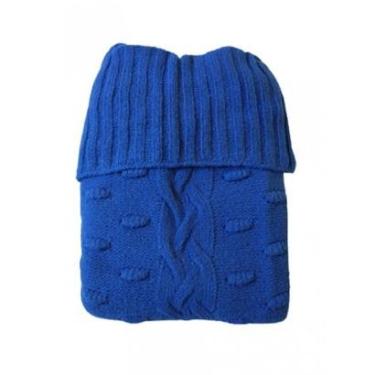 Imagem de Poncho Feminino Tricot Linha Mousse Outono Inverno Quentinho-Feminino