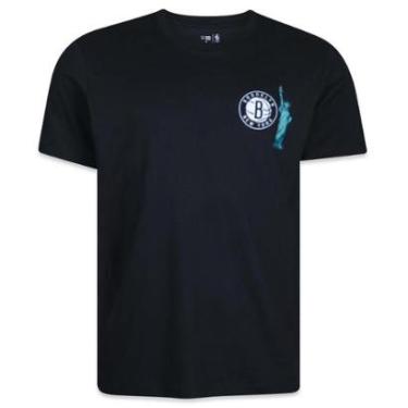 Imagem de Camiseta New Era NBA Brooklyn Nets Core City Icons-Masculino