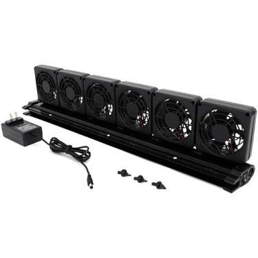 Imagem de Resfriador de aquário, de ventilador de resfriamento de tanque de peixes para água salgada/água doce, poderoso ventilador de resfriamento de aquário marinho/2184,6 ventiladores