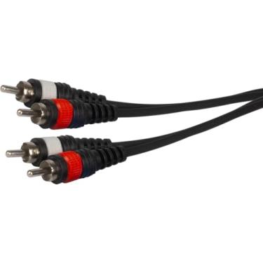 Imagem de HAYONIK, Cabo de áudio estéreo 2 P10 para 2 RCA Linha Player 1,8M