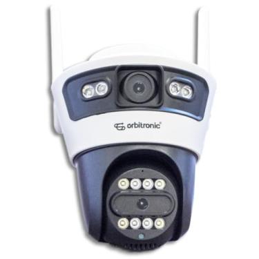 Imagem de Câmera Externa Lente Dupla Segurança Ip Infravermelho Wifi Hd Robusta ORB774 Orbitronic