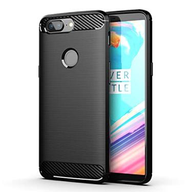 Imagem de Capa para OnePlus 5T, tecnologia de absorção de choque TPU com moldura elevada protetora para OnePlus 5T (preto)