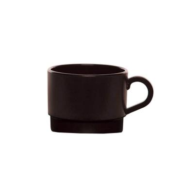 Imagem de Xícara Para Chá 250ml Marrom Em Polipropileno Linha Elegance Vem