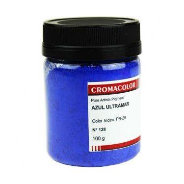 Imagem de Pigmento Artístico Cromacolor 100g 128 Azul Ultramar