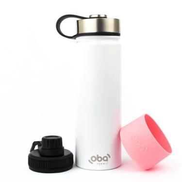 Imagem de Garrafa Térmica 650ml Aço Inoxidável Até 24 Horas Gelado 12 Horas Quen