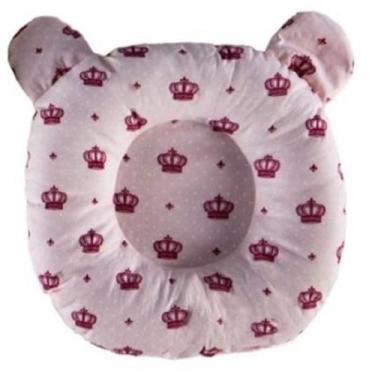 Imagem de Travesseiro Anatômico Berço Carrinho Conforto Bebê Várias Estampas  - 