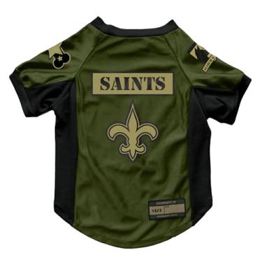 Imagem de Littlearth NFL Valor Pet Stretch Jersey New Orleans Saints