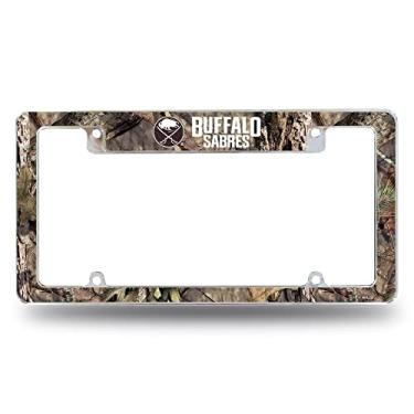 Imagem de Rico Industries NHL Buffalo Sabres Mossy Oak 30,48 cm x 15,24 cm Moldura para placa automotiva para carro/caminhão/SUV