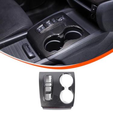 Imagem de Acabamento da capa do painel de câmbio de marchas para Honda Pilot 2016 2017 2018 2019 2020 2021 2022, manípulo de câmbio de marchas, acabamento da capa do painel do console central, acessórios de