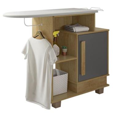 Imagem de Tábua de Passar Roupas Havaí Cinamomo com Grafite - RV Moveis - RV Móv