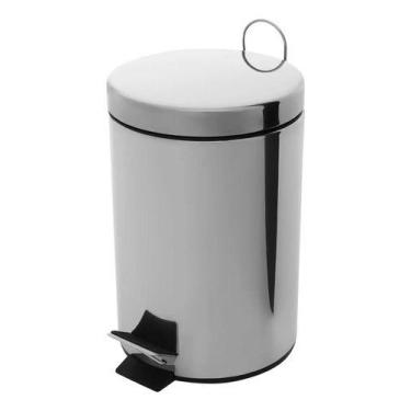 Imagem de Kit 2 Lixeiras Inox Importada 12 E 3 Litros - Linha Premium - JHC Prem