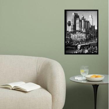 Imagem de Quadro Foto Antiga de São Paulo 33x24cm - com vidro - Quadros On-line