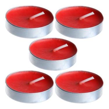 Imagem de 10 Vela Aromáticas Morango Rechaud Recho Decoração Namorados - art ess