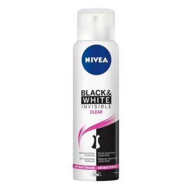 Imagem de Desodorante Feminino Aerosol Invisible Black & White 48h 150ml - Nivea