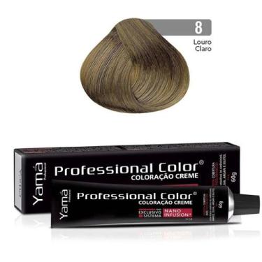 Imagem de Coloração Professional Color 8.0 Louro Claro 60g - Yamá