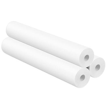 Imagem de Potanro Papel de impressão de papel para impressora térmica, papel de impressão A4 de secagem rápida, papel térmico de 20 x 58 cm, papel térmico multiuso para impressora térmica (3 rolos)