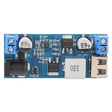 Imagem de Módulo Conversor XH-M249 DC-DC Fonte de Alimentação 5V 6A para Carregamento USB, Regulador de Tensão Redutor de 12V / 24V a 5V, Alta Potência 30W para Projetos Eletrônicos
