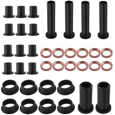 Imagem de HNeekyr Kit de buchas de suspensão traseira, compatível com Polaris Sportsman 500 RSE Sportsman 400 4x4 Sportsman 700 Upgrade Lower Control Short Long A-Arm Buchas 38 peças