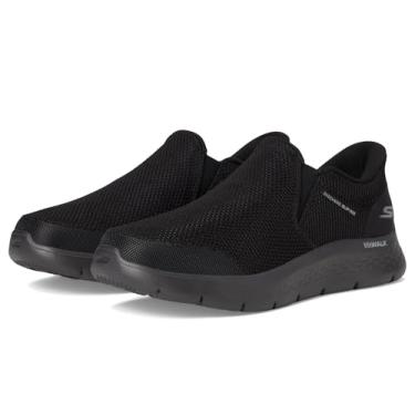Imagem de Skechers Tênis masculino Hands Free Slip-ins Go Walk Flex-Ojai, Preto/preto, 38