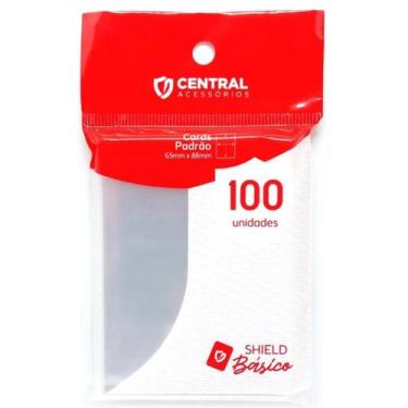 Imagem de 100 Sleeves Shield Basico Transparente Dragon One Piece Pokemon Magic 