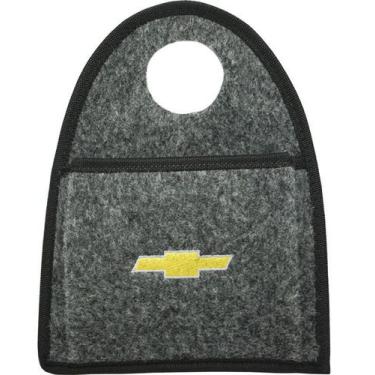 Imagem de Lixeira Lixinho Automotiva Carro Carpete Logo Bordado para Câmbio Graf