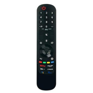 Imagem de AIDITIYMI MR21GA AKB76036202 Controle remoto de voz de substituição compatível com LG TV OLED65C1PUB 43NANO75UPA 43UP7560AUD 50UP7560AUD 50UP8000PUR 55NANO75UPA 55UP7560AUD 55UP8000PUA 65 5NANO8 5APA