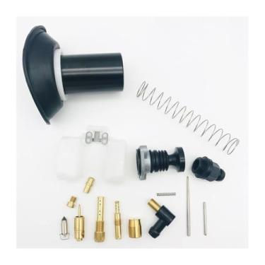 Imagem de Kit de reconstrução de carburador e válvula de acionador de estrangulamento de bomba de primer para TRX300