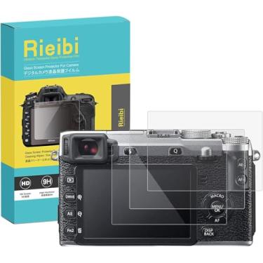 Imagem de Rieibi (3 pacotes) Protetor de tela para câmera digital Fujifilm X-E2 X-E2S, película de vidro temperado de dureza 9H de 0,33 mm para Fuji XE2 XE2S antiimpressões digitais anti-arranhões