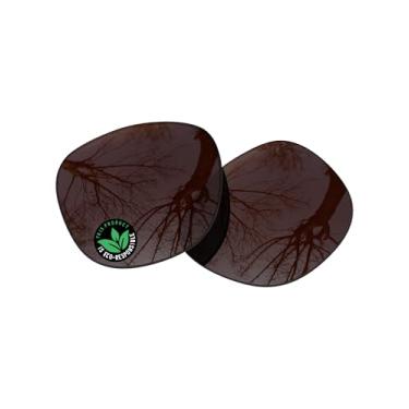 Imagem de Raydi Lentes de reposição de policarbonato para óculos de sol Ray-Ban Meta Wayfarer RW4008 53 mm - marrom âmbar - polarizado