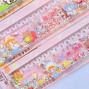 Imagem de Régua Fofa C/ Bolinhas 20cm