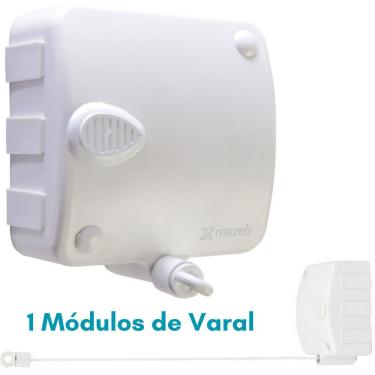 Imagem de We Drop - Varal Retrátil Automático Modular 1 Peça Com 6 Metros
