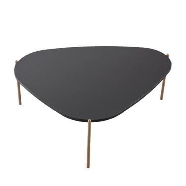 Imagem de Mesa De Centro Organica Pe Metal Dourado Nero 28014 Artesano Nero Dourado