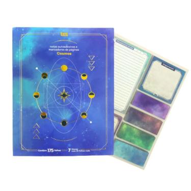 Imagem de Kit Bloco Adesivo Holic Cosmos Organizador Semanal Tris - 7x25fls