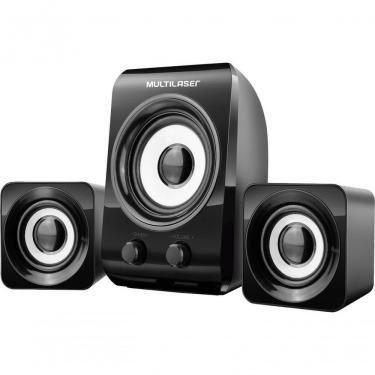 Imagem de Caixa De Som Multimídia 2.1 8w+3w Rms Preto Sp172