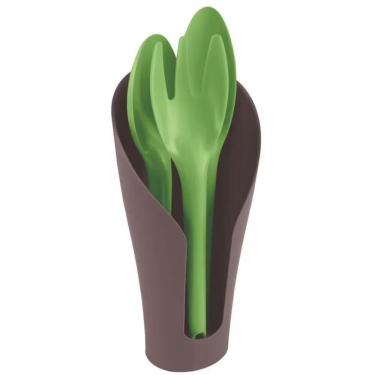 Imagem de Jogo Para Jardinagem Tramontina Cocoon Em Plástico 4 Peças Verde Com Marrom