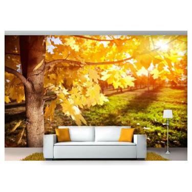 Imagem de Papel De Parede Floresta Natureza Árvores 3D 3M² Xna159 - Você Decpra