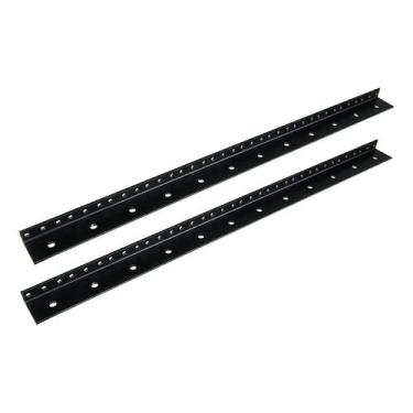 Imagem de 2 Perfil De Fixação Perfurado 12u Periférico Case Rack 19pol - LUMINOS