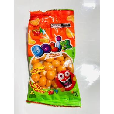 Imagem de Kit com 5 Bala de Goma Bolix Azedinho Sabor Tangerina 70g - kuky