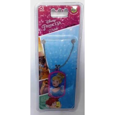 Imagem de Acessórios Colar Pulseira Metálicos Princesas Disney - DTC Brinquedos,