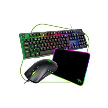 Imagem de Kit Gamer Viper Pro Naja Teclado, Mouse e Mousepad