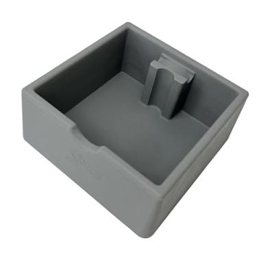 Imagem de YWJLQH Recipiente para moagem de café expresso Coffee Knock Box, grande capacidade, depósito para moagem de café expresso Espresso Knock Box para cafeteria, Cinza