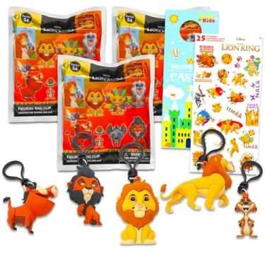 Imagem de Disney Pacote Com 3 Lembrancinhas Surpresa Do Rei Leão Da - Chaveiros, Bonecos Misteriosos, Adesivos E Clipes Para Crianças, Meninos Meninas