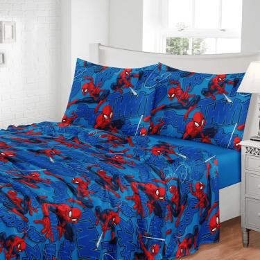 Imagem de Jogo de Cama 2 peças Infantil Toque de Seda - Jolitex - Homem Aranha