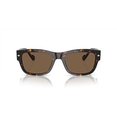 Imagem de Óculos de Sol Vogue Eyewear 0VO5530S W65673 Tam 55 / Havana Marrom - Lentes Marrom