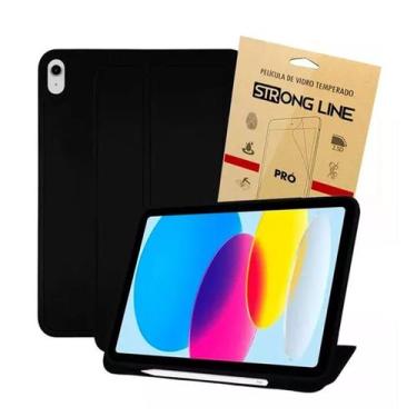 Imagem de Capa Para Tablet iPad 10 10.9 Pta Caneta + Pelicula D Vidro - BDNET