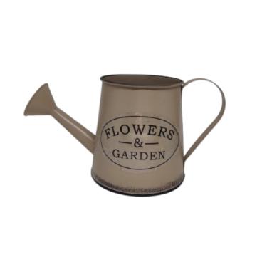 Imagem de Vaso Regador Decoração Metal Flowers Garden Arranjo Rosé