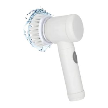 Imagem de escova Eletrica de Limpeza 5 em 1 Sem Fio Limpador Multiuso Pratico Para Cozinha Banheiro prático & REFIL de escova (KIT COMPLETO)
