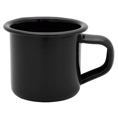 Imagem de Caneca Esmaltada Mimo Style em Ferro Fundido Preto 90 ml