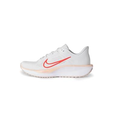 Imagem de Nike Tênis de corrida feminino Quest 6 Road, Branco/carmesim brilhante/coral lavado, 42