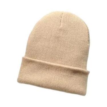 Imagem de Gorros de Inverno de Malha - Unissex, para Outono e Inverno, Bege